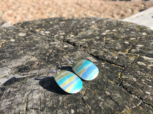 Seascape drop earrings