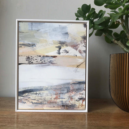 small abstract landscape in neutral colours